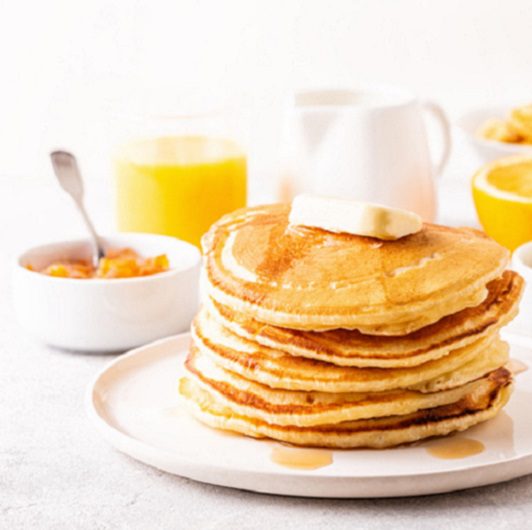 Delicious homemade breakfast with pancakes Del Webb Naples