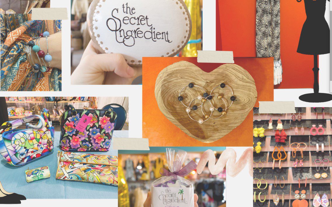 Collage of Ave Maria's The Secret Ingredient boutique
