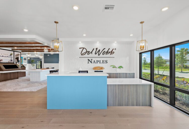 Del Webb Naples new model home sales center, June 2024.