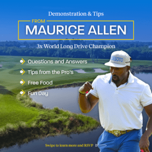 Maurice Allen Event Advertisement at The National Golf & Country Club in Ave Maria, FL